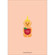 Coral Vertical Honey Bear Jewish New Year Cards Image 3 of 3